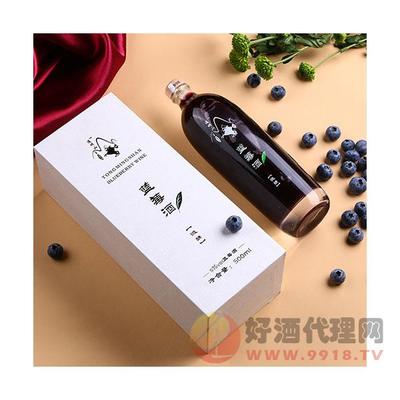 通明山辽宁特产蓝莓酒500ml