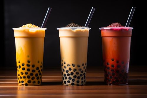 芳香的珍珠奶茶饮品摄影图片 广告素材 下载至来源处