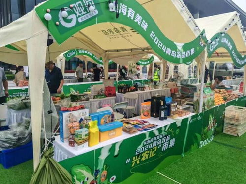 青岛乡村振兴数字贸易品创园受邀参加2024青岛农品 兴农记 市集